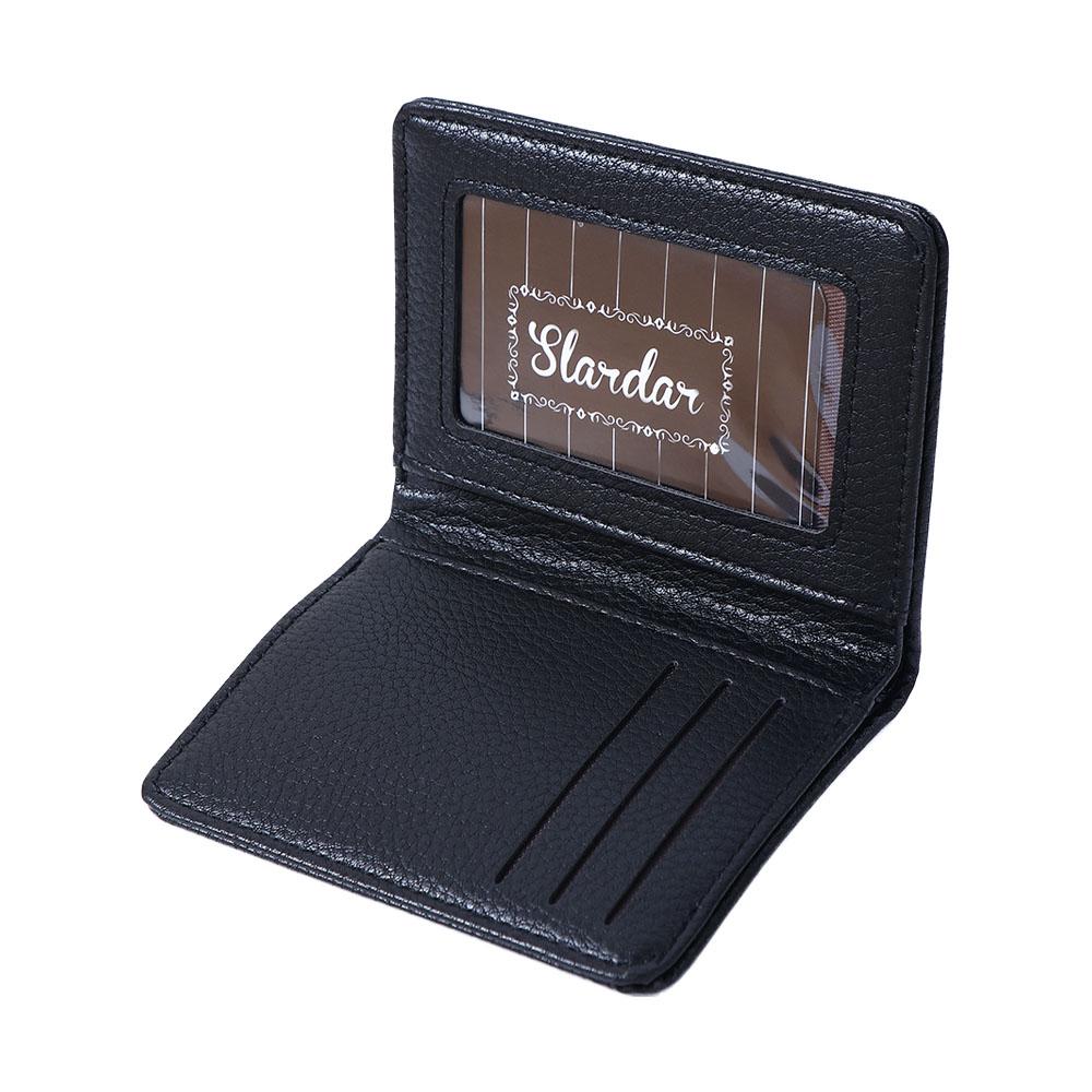 Bag PU Leather Credit Card Bag Multi-slot ID Card Cover Business Card Holder Coin Purse Men Wallet