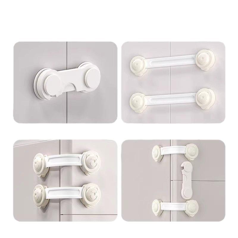 Child Safety Lock: Anti-Pinch Drawer, Cabinet, and Sliding Door Latch