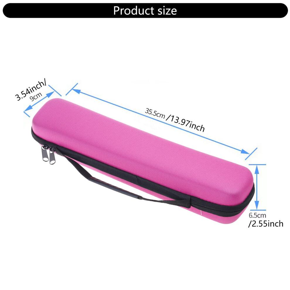 Tragbare Glätteisen-Lockenstab-Organizer-Tasche mit-Schwarz