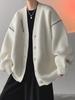 Men's 2025 Vintage Loose Knit V-Neck Cardigan for Winter