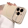 Magnetic Liquid Silicone iPhone Case: Compatible with Apple 17, Enhanced Aesthetics, Large Window Design.