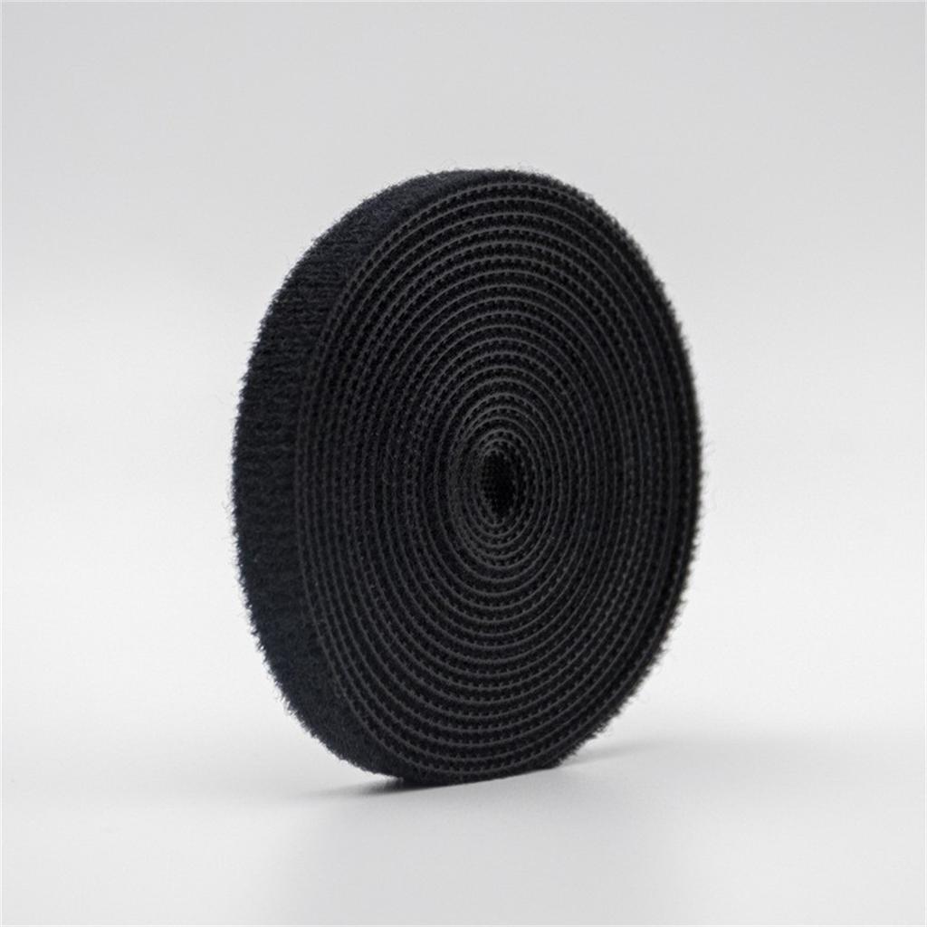 5M Cable Cable Ties Adhesive Fastener Tape Wrap DIY Reusable Double Side Hook and Loop Cable Straps Wires Management Straps