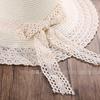 Lace Wide Lace Foldable Wide Edge Travel Sun Protection Straw Hat Women's Sun Hat Big Edge Hat Beach Hat Sun Hat