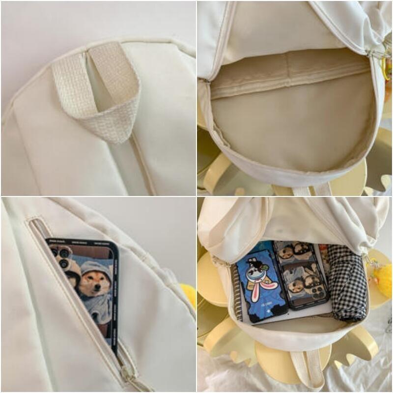 Cartoon Duck Backpack With Large Capacity Simplicity Versatile Party Backpack Leisure Travel Bag