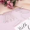 5Pcs Silver Rhinestone Safety Pins Sweater Shawl Clips Women Brooch Pins Jewelry Making Supplies For Clothes Hats Shawl
