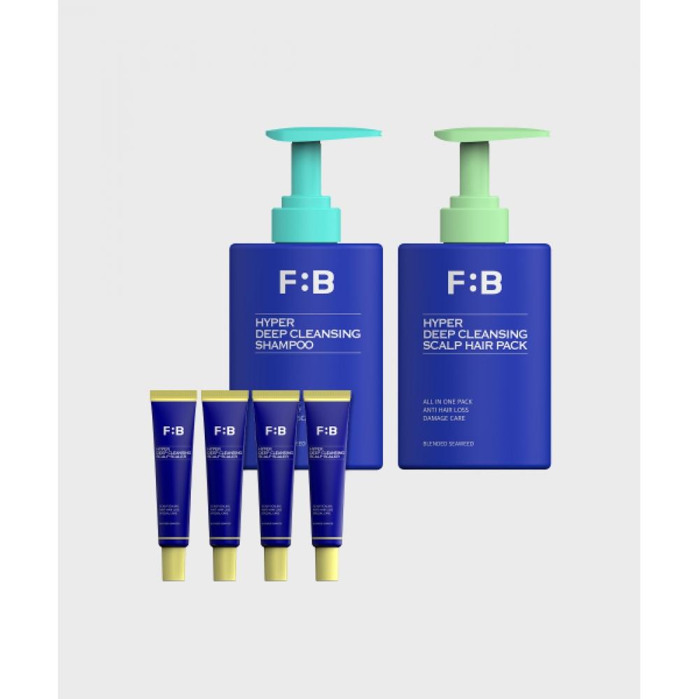 For Beaut [Set Contents] Hyper Deep Cleansing Shampoo + Scalp Hair Pack + Scaler Set NONE
