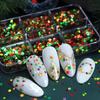 6 Grids Christmas Nail Glitter Nail Sequins Star Autumn Winter DIY Nail Decorations Sequins DIY Charm Manicure Supplies Flash