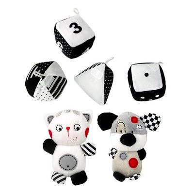 Dreamland Black and White Doll 6P Mobile Tiny Compatible Korean Childrens Toys