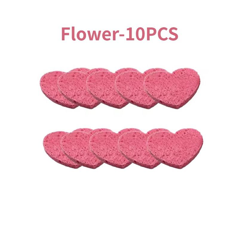 5/10/20PCS Facial Cleansing Sponge Pad Reusable Compression Water Absorption Pore Exfoliating Mask SPA Massage Makeup Removal