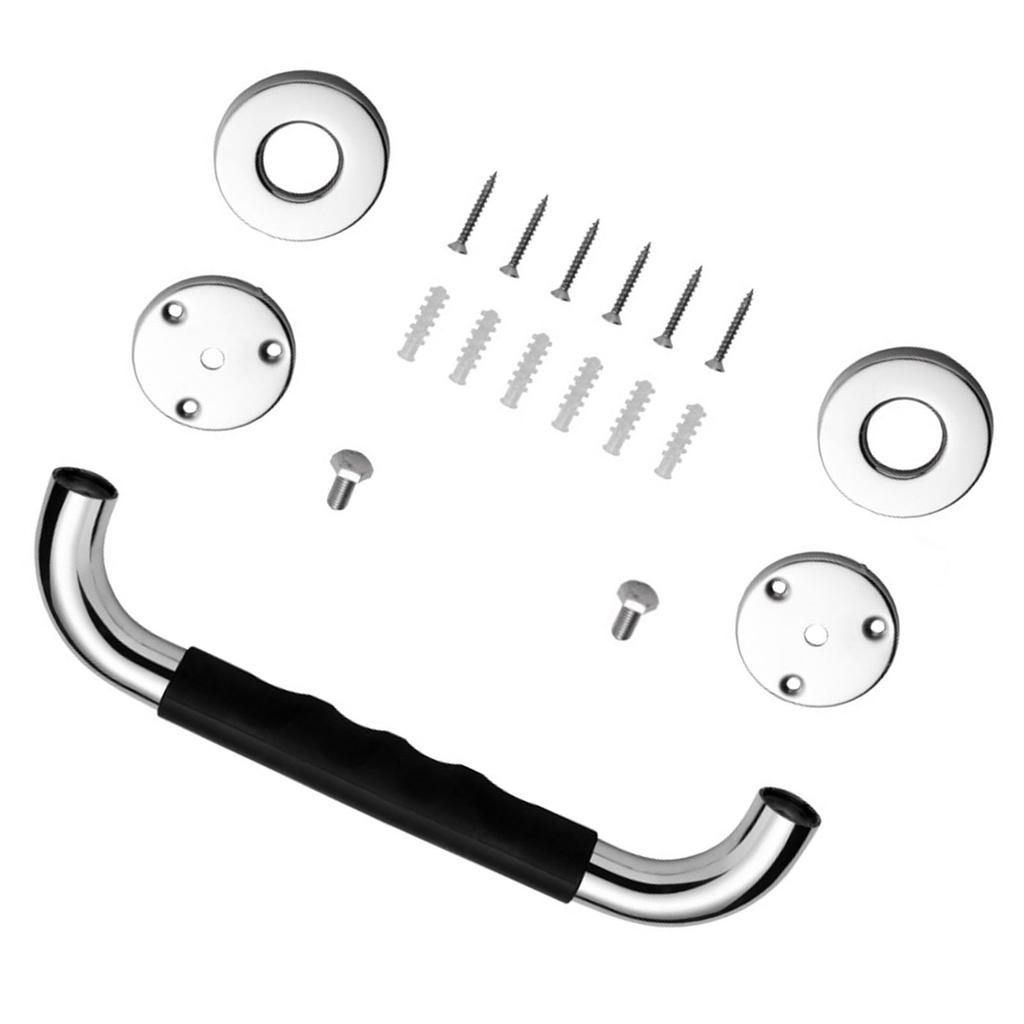 Bare de siguranță îngroșate din oțel inoxidabil 304, impermeabile, antiderapante, mâner de duș pentru