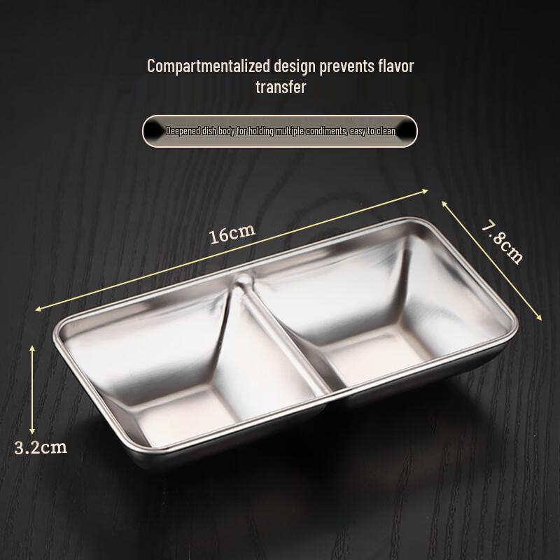 304 Stainless Steel Korean BBQ Sauce Dish