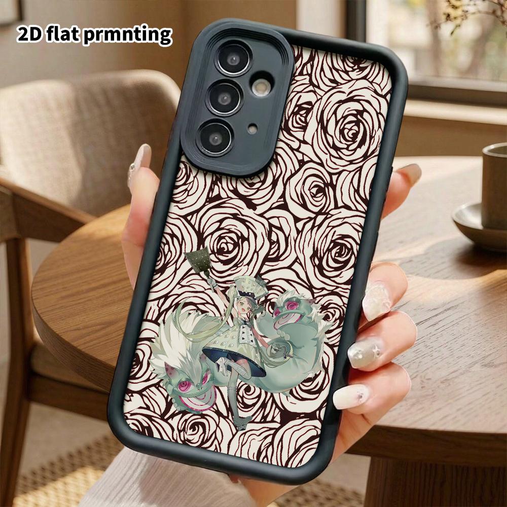 Phone Case: 2D Flat Samsung Galaxy A34 A35 M05 M06 S20 S22 S21 FE Plus 5G Protective Case, Twin-Tailed Girl, Christmas and Halloween Gifts
