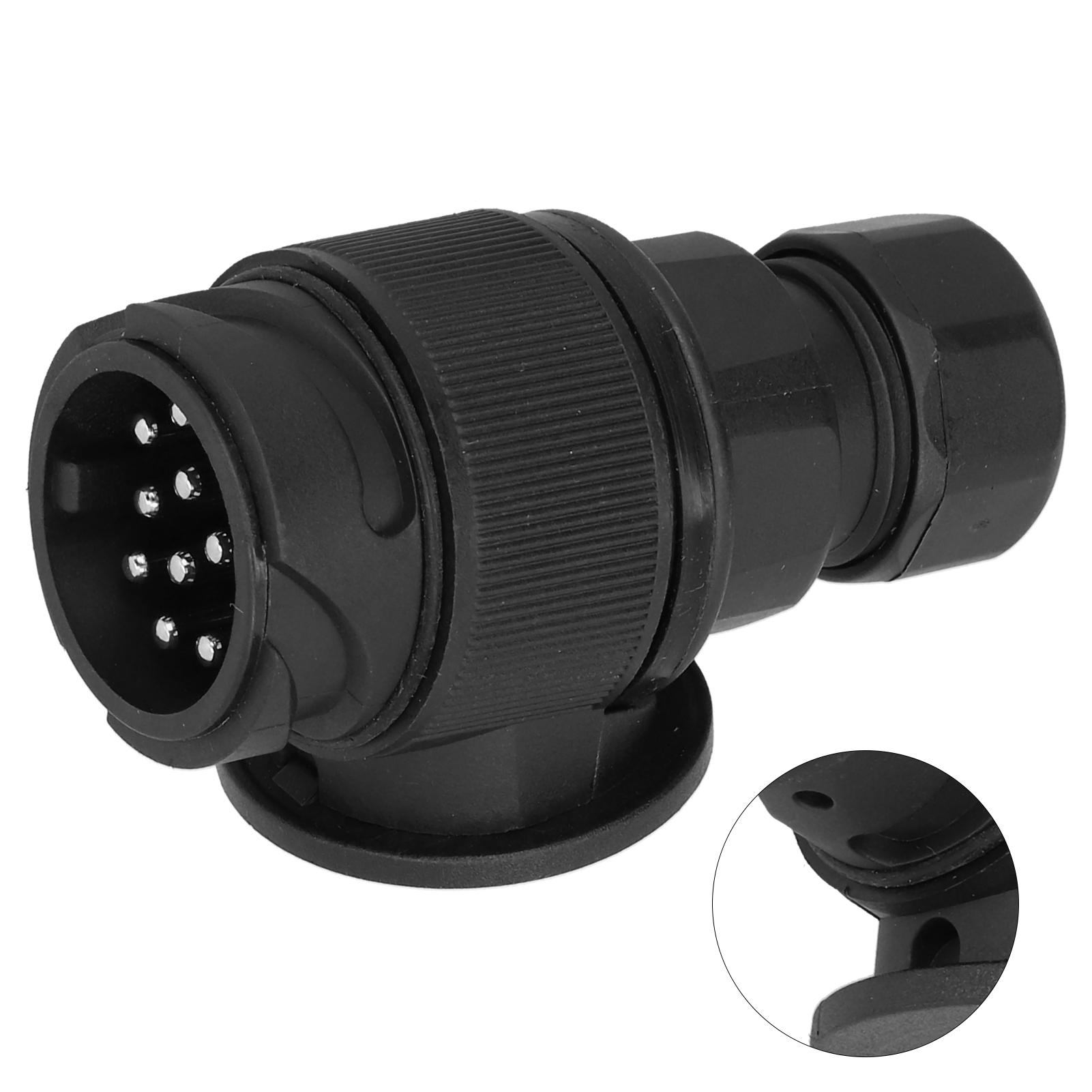 

ЕС 12В Адаптер вилки прицепа Электрический Водонепроницаемый 13-контактный Интерфейс грузовика Разъем розетки жгута проводов для каравана