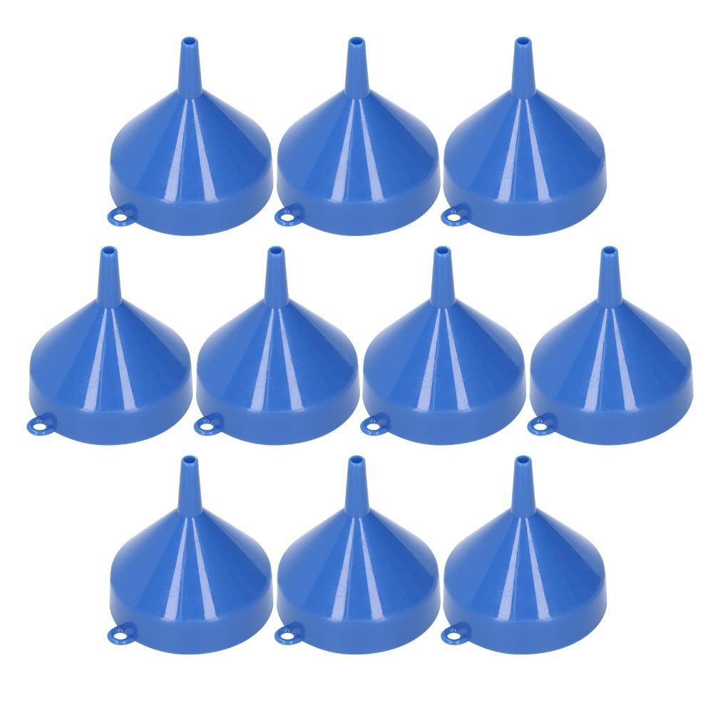 10PCS Round Small Dispenser Funnel Plastic Kitchen Funnel Liquid Oil Dispensing Tool  Home Use