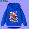 PAW Patrol 2026 Kids Hooded Sweatshirt for Autumn/Winter Long Sleeve 2026 New Style Boys' and Girls' Cartoon Print Sweater
