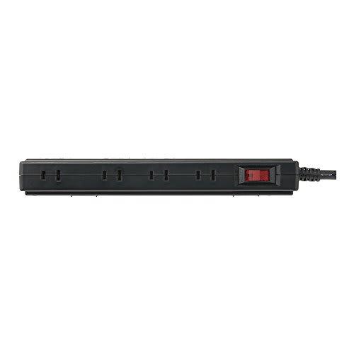 BUFFALO 2/3 Pin Power Tap 4+4 Port Type Lightning Surge Prevention/With Central Switch 2m Black BSTAPSDC820BK