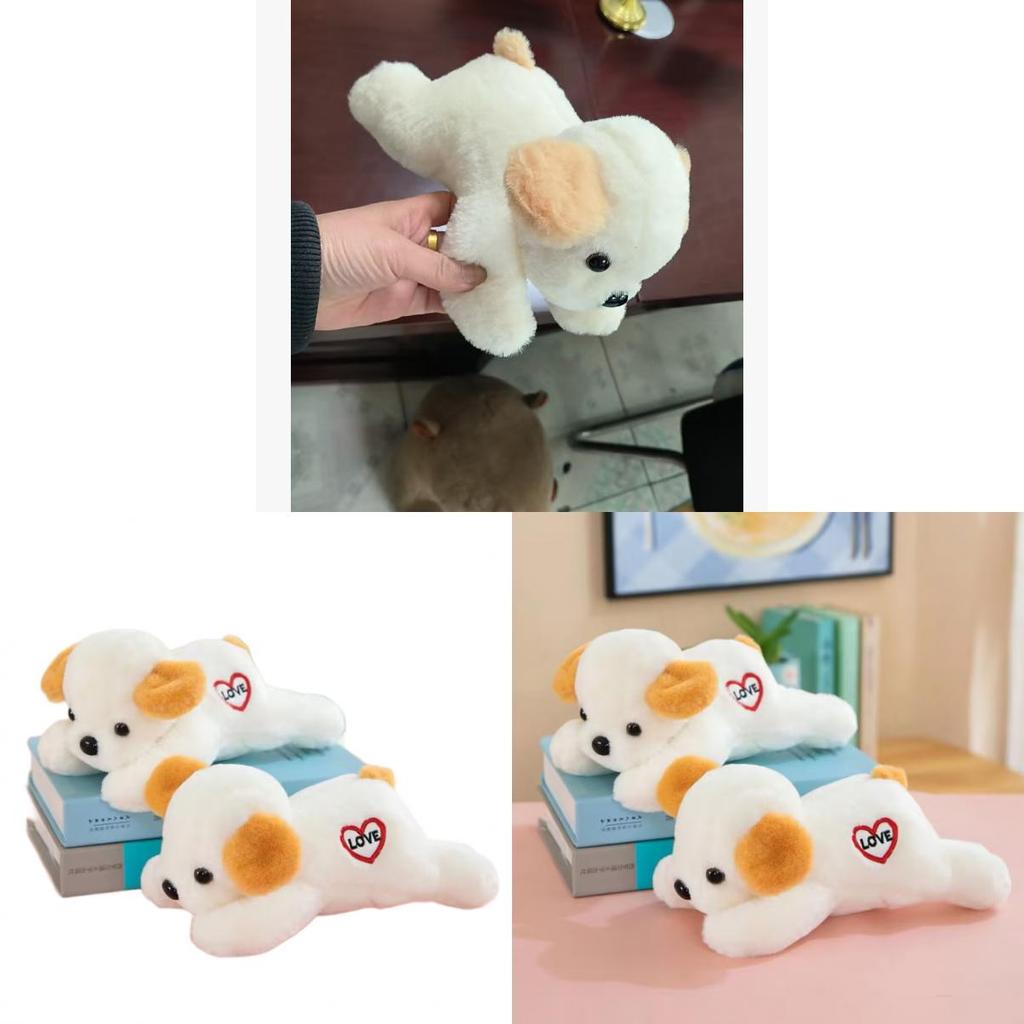 Plush Dog Toy For Kids With Soft Short Pile Fabric And Cute Design Perfect For Birthdays And Decor