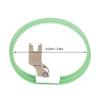 4pcs Plastic Double Ring Presser Foot High Shank Green Industrial Sewing Machine Presser Foot Easy Install Universal