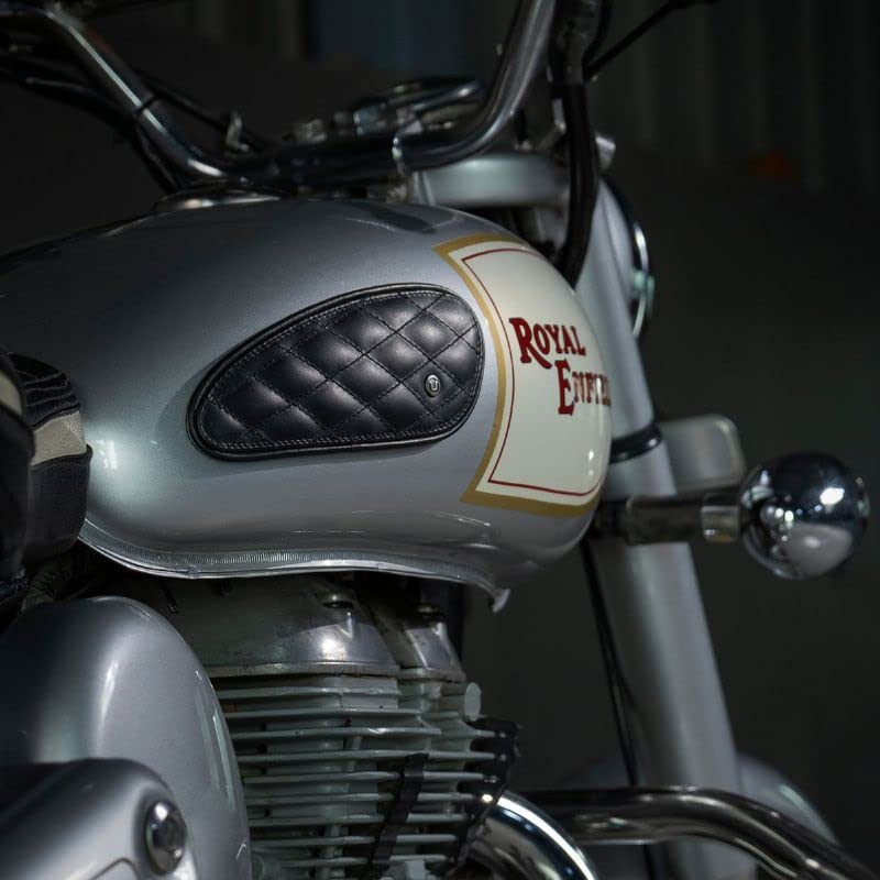 Trip Machine TANK PADS MINI LEATHER DIAMOND Bike Tank Pad