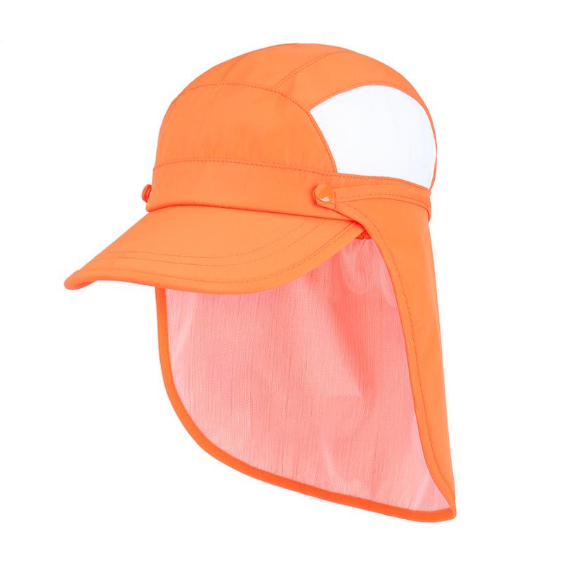 

Бейсболка для мальчиков весна и лето для улицы, для велоспорта, альпинизма, путешествий, защита от солнца, тень, защита шеи, накидка-кепка, детская кепка S