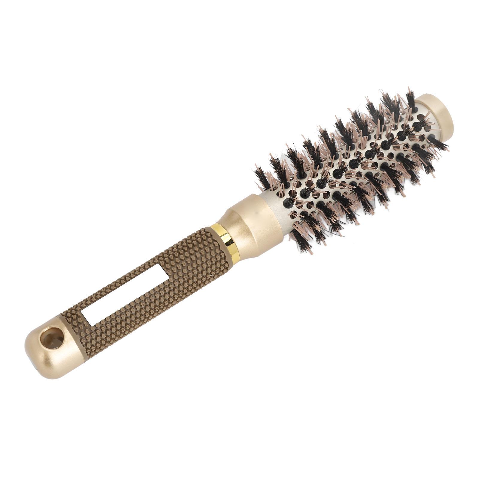 

Round Brush for Blow Drying Fast Dry Precise Styling Prevent Static Ionic Round Barrel Brush 1inch