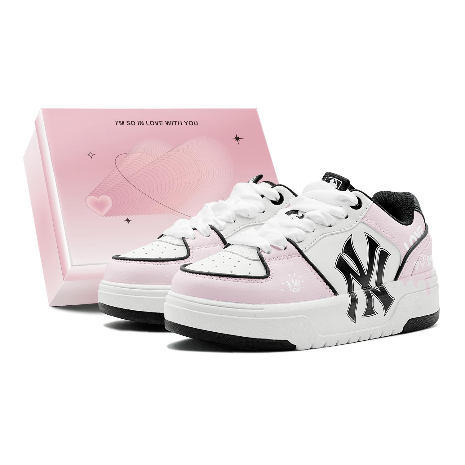 

MLB Chunky Liner Summer Outings, Romantic Casual, Pink Love Low top Skateboard Shoes Unisex Pink White 3ASXCA12N-50WHS(TeamS-) 39