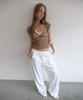 Asula Lazy Sweat Pants - Long (White)