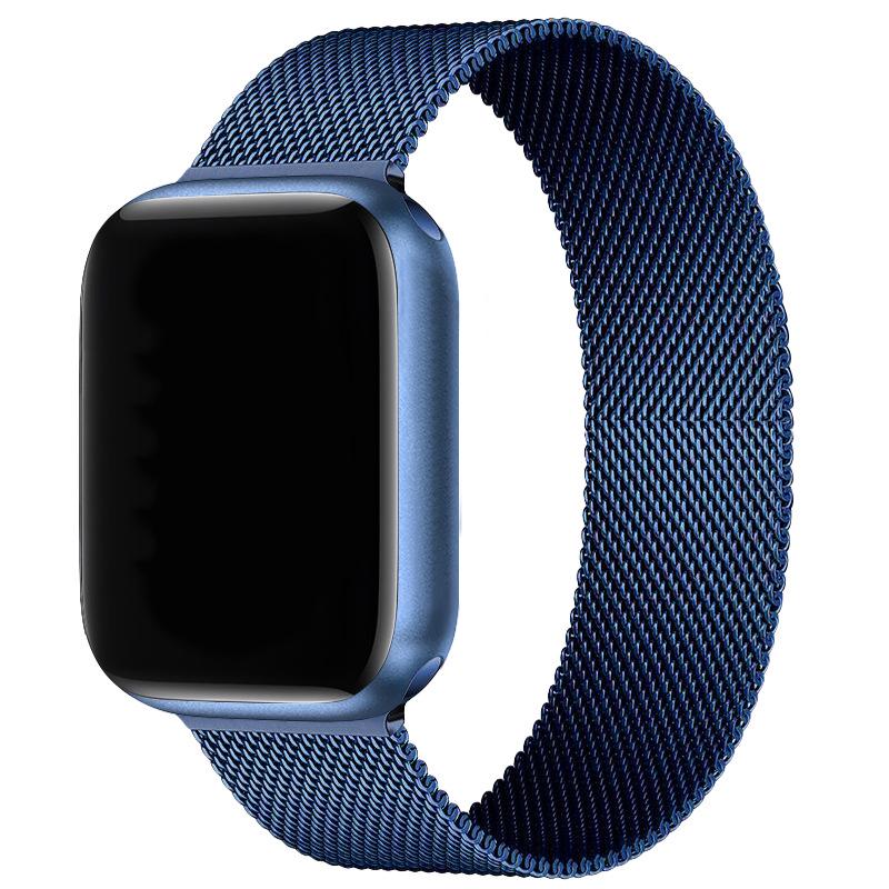 Compatibil cu Apple Watch S10 Brățară Magnetică din Oțel Milanese pentru iWatch 5-9 SE.