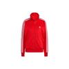 adidas Giacca sportiva Firebird Adicolor Classics Loose con colletto a contrasto a tre strisce, da donna, colore rosso, IP0602