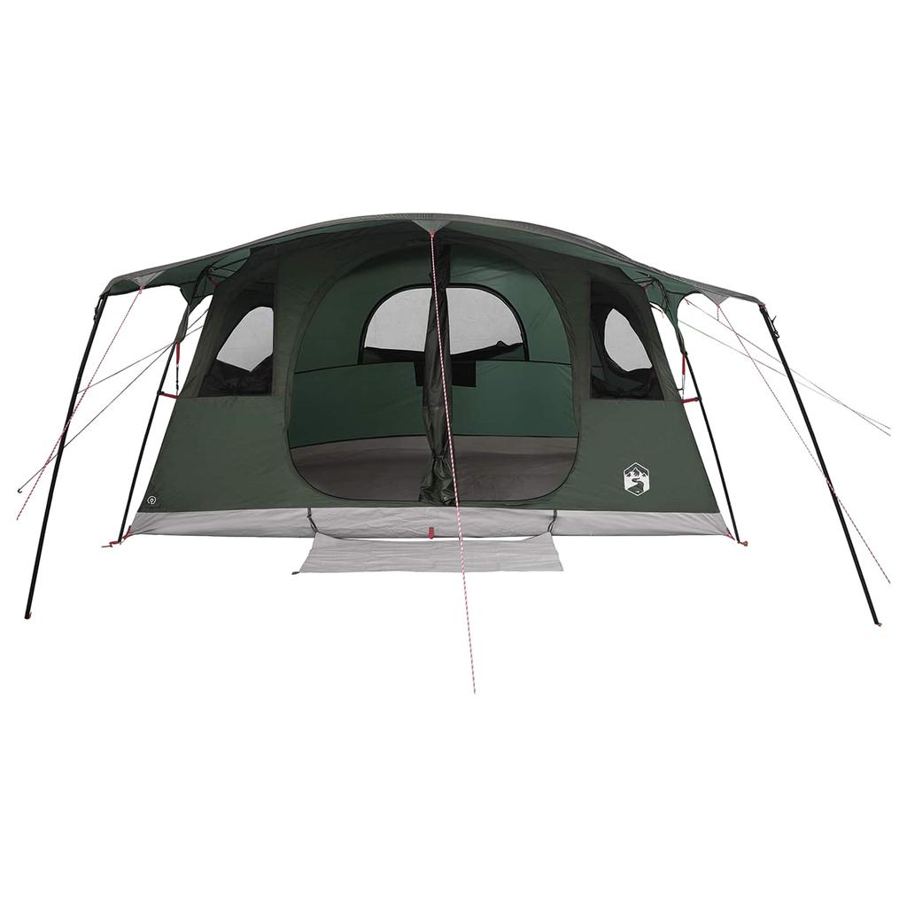 Tunnel Tent Olive Green 366 x 244 x 198 cm Polyester and Steel