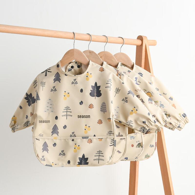 Baby Waterproof Long-Sleeve Feeding Smock