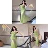 Private Lady Summer Mermaid Dress With Polyester Fabric And Slim Fit For Elegant Wear