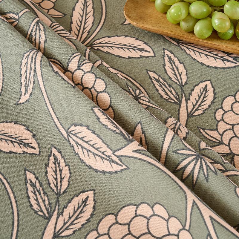 Vintage Floral Print Tablecloth Waterproof Stain Resistant Wrinkle Free Table Cover for Dining Kitchen Party Banquet Home Decor