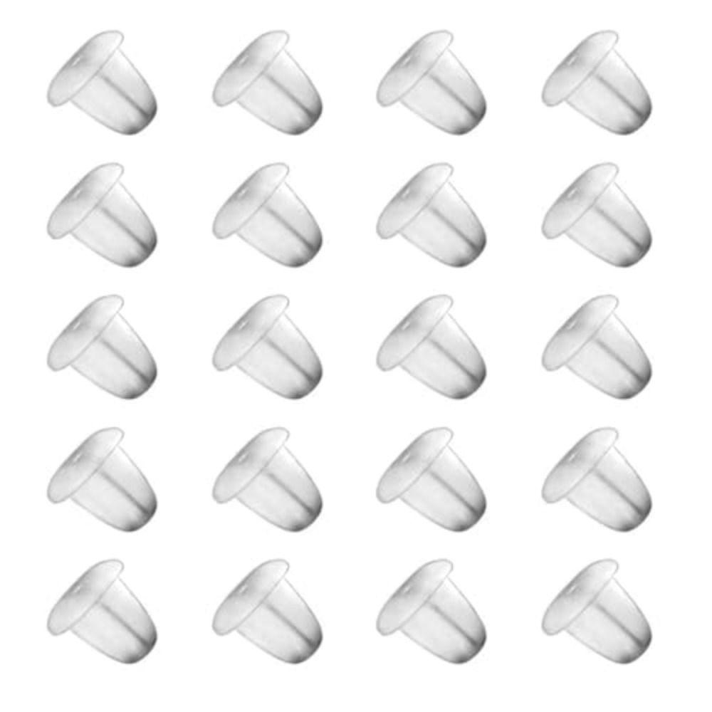 600Pcs/Set Anti Allergic Earring Backs Studs Kit Clear Earring Backings  Women's Gifts