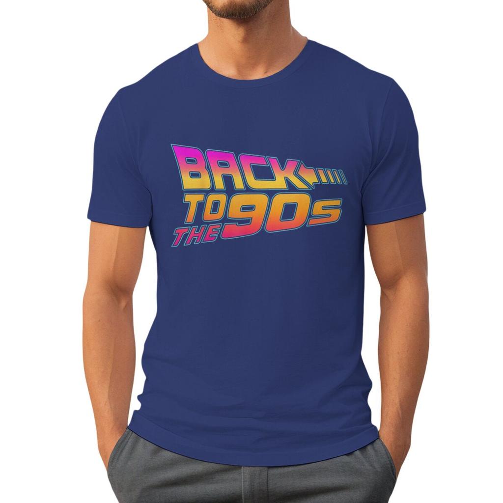Mens Womens 90s Graphic TShirts Back To The 90s Print Casual Tee Fashion Crew Neck Shirt for Birthday Party Fun Streetwear