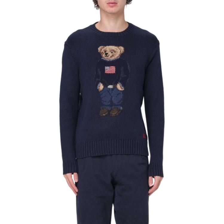 Polo Ralph Lauren Polo Bär Pullover Standard Herren Marineblau 710946137-001