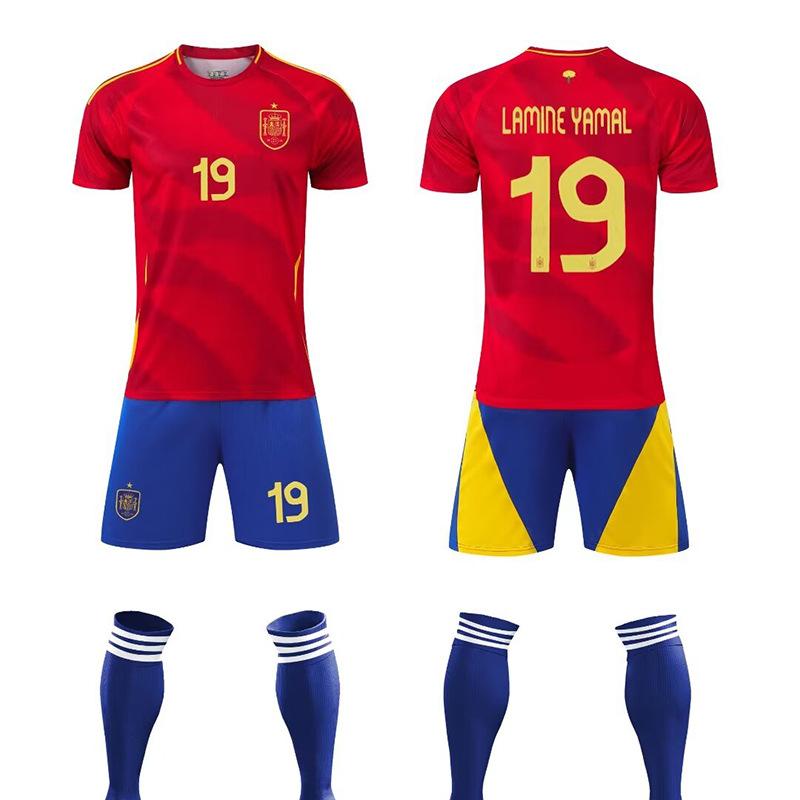 European Cup jersey Children's ball asterisk football jersey set Baby primary school football training class team jersey Kindergarten