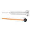 Tuning Fork with Hammer 128Hz Aluminum Alloy Portable Sensory Tuning Fork for SPA Yoga Meditation Relaxation