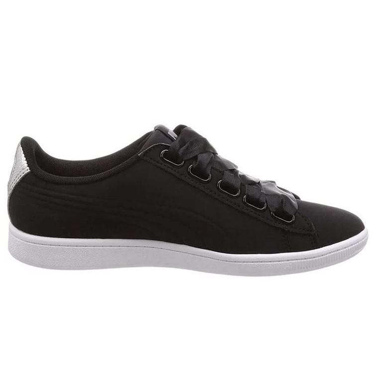 (WMNS) PUMA Vikky Ribbon VT 'Black Silver' Women's 367658-02