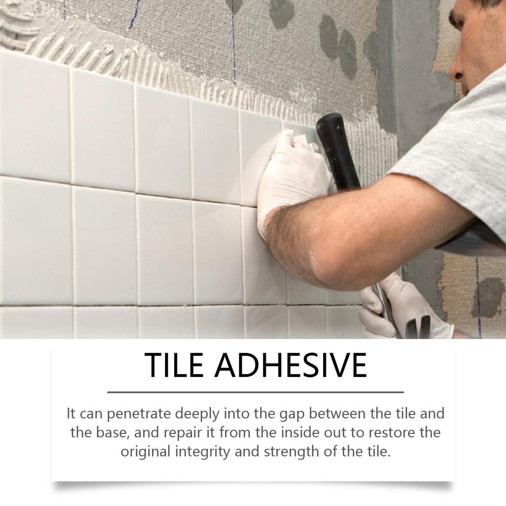 Tile Hollow Repair Agent - Waterproof Leak Sealer & Tile Adhesive Glue - Fix Loose & Hollow Tiles