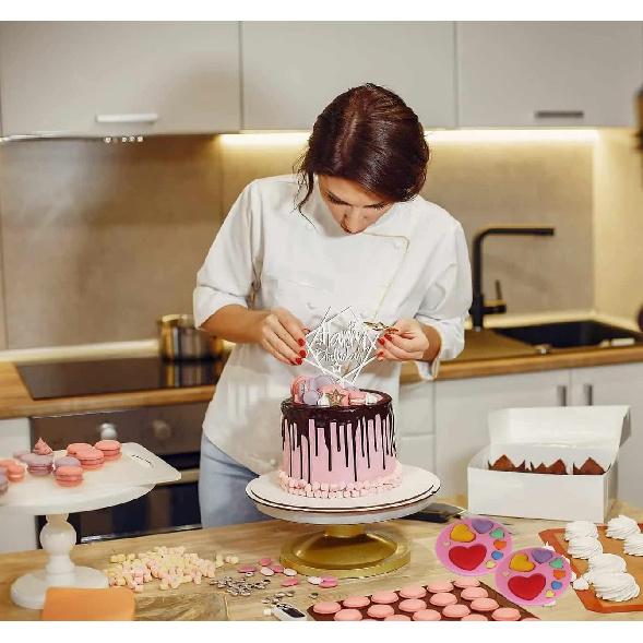 Heart Silicone Molds,2 Pieces Mixed Size Silicone Candy Molds, Heart Shape Molds for Chocolate, Cookie Decor, Pastry, Cake, Jelly, Pudding Making