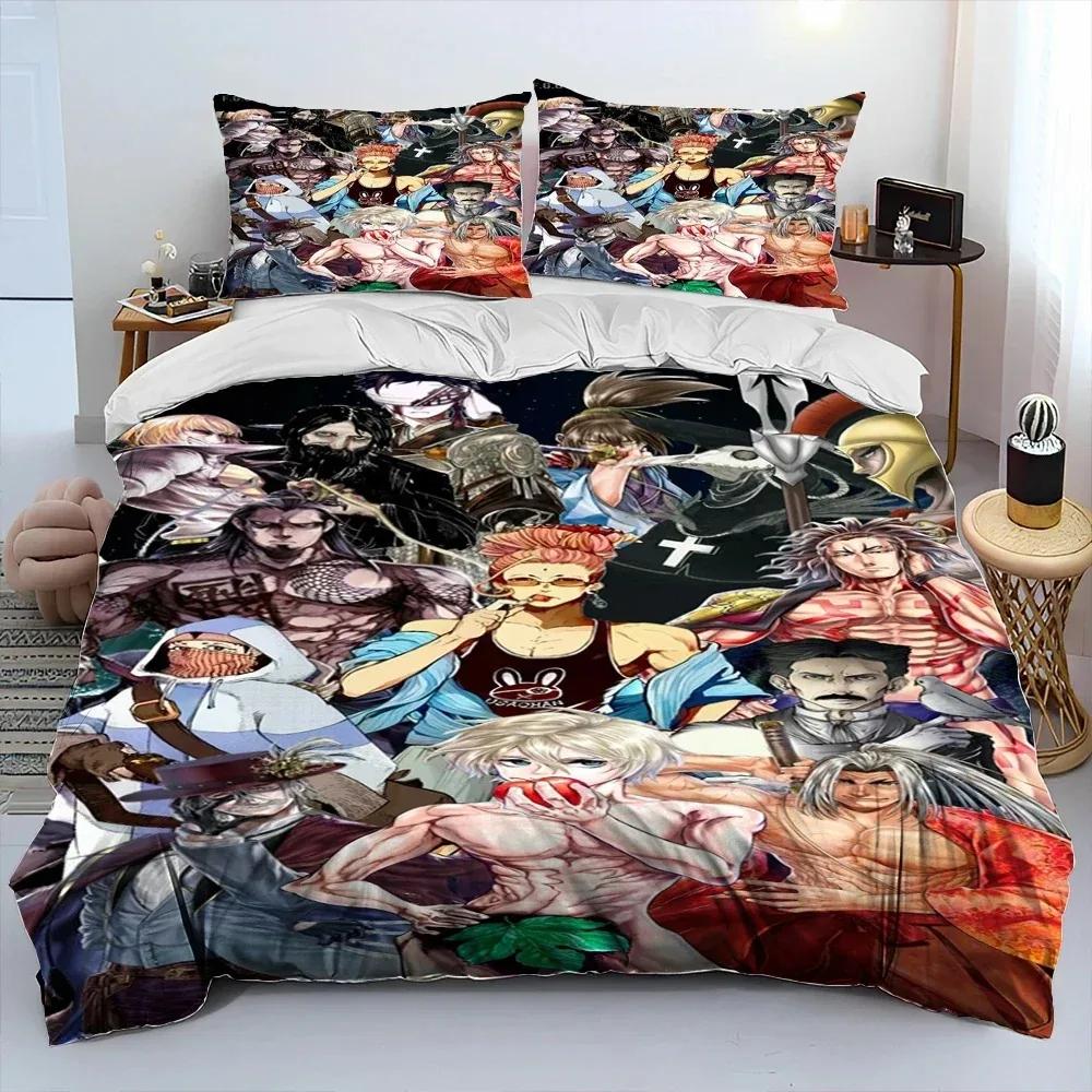 3D Anime,Record Of Ragnarok,Cartoon Bettdecke Bettwäscheset,Bettbezug Bettset Steppdecke Kissenbezug,King Queen Size Bettwäscheset