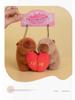 Capybara Heart Plush Bag Charm & Backpack Accessory - Perfect Couple Confession Gift for Girls
