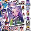 60 PCS Kpop Demon Hunters Cartoon Stickers,Water Bottle Stickers Waterproof Decals Movie Anime Stickers for Laptop Journal Skateboard Guitar Luggage