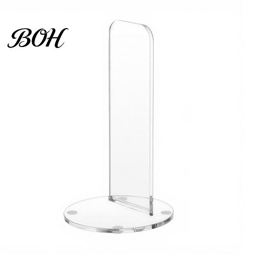 Clear Acrylic Glove Support Boxing Display Stand, Non-slip Base Holder, Countertop Rack Vertical Storage for Home Gym Training Sports Gloves