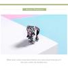 Bamoer 100% korálky ze stříbra 925 Thailand Lucky Cute Elephant Charms pasují na originální náramek