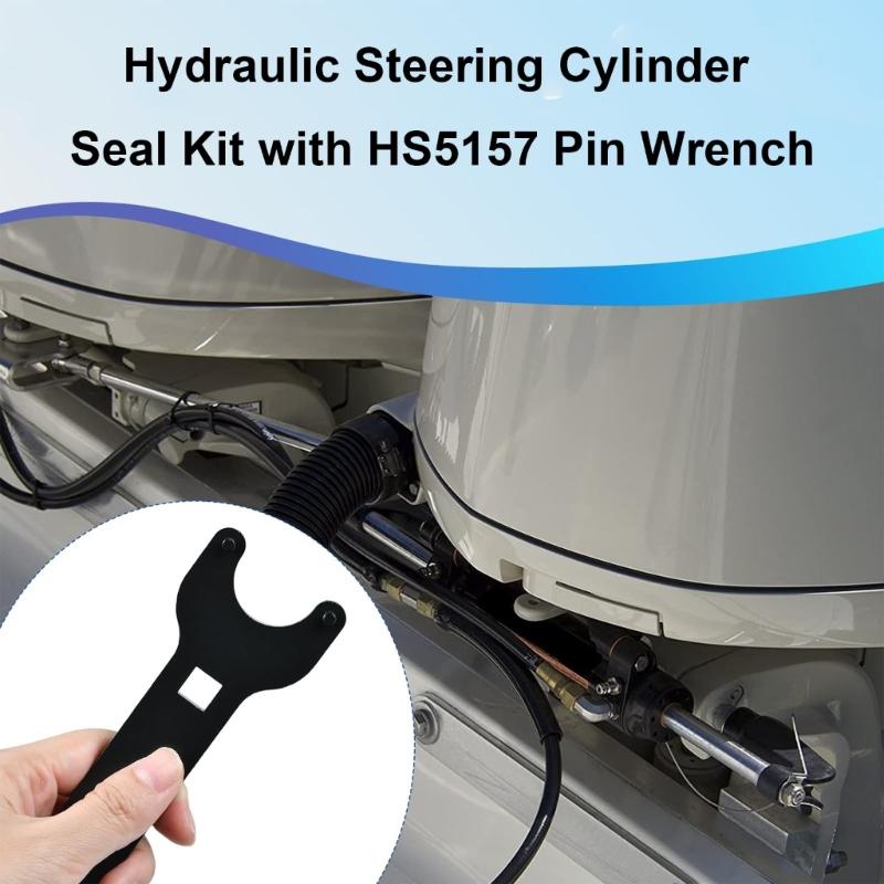 Long Service Life Marine Hydraulic Steering Seal Kit With Corrosion Resistant Aluminum Housing And 16 O Rings