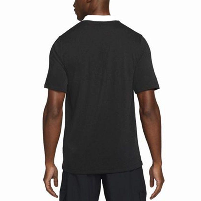 Nike Polo Shirts Men's Black Polo Collar Moderate Straight Fit CW6933-010