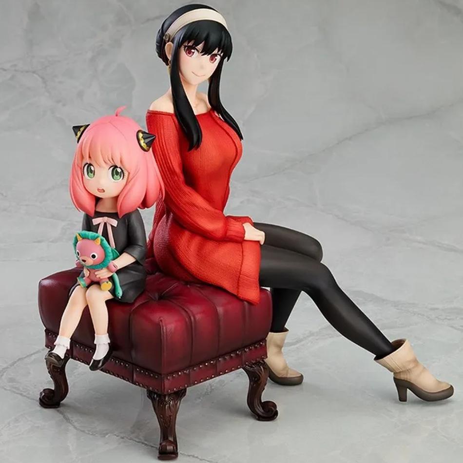 15CM Anime Figure Anya Alstreim Yor Forger Action Table Decoration Model Toy Gift For Children SPY FAMILY PVC Poseable Articulated Scale Detailed