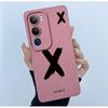 For Vivo Y19s V2149 Cover Case Lucky Initial Letter Couple Silicone Soft Matte Phone Bumper for Vivo Y19s 4G Y29 5G Casing